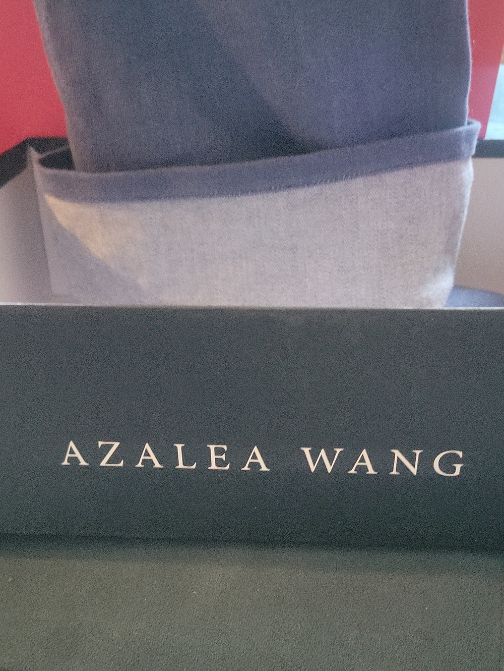 AZALEA WANG Blue Fold-Over STYLISH DENIM BOOTS - Picture 6 of 11